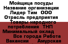 Мойщица посуды › Название организации ­ Лидер Тим, ООО › Отрасль предприятия ­ Товары народного потребления (ТНП) › Минимальный оклад ­ 13 200 - Все города Работа » Вакансии   . Амурская обл.